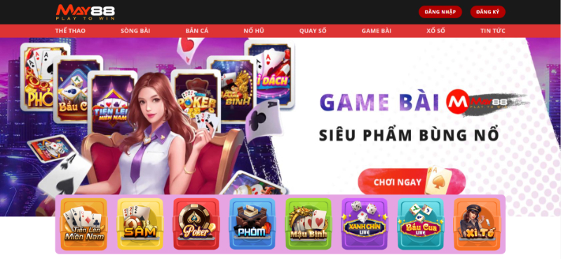 Giao diện của chuyên mục cổng game được đầu tư cực khủng